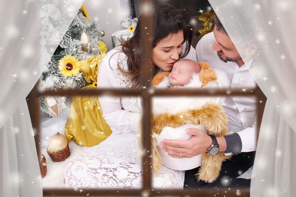 Ensaio de Natal Dourado